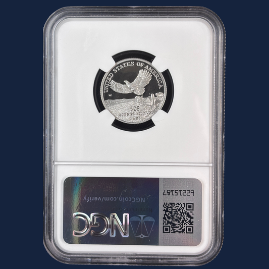 2000 W $25 NGC PF70 Ultra Cameo Platinum Quarter Eagle
