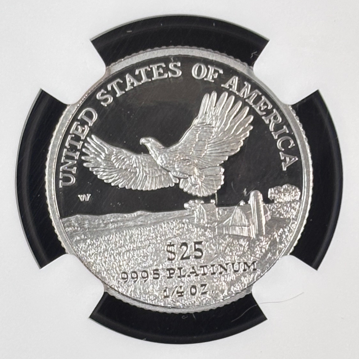 2000 W $25 NGC PF70 Ultra Cameo Platinum Quarter Eagle
