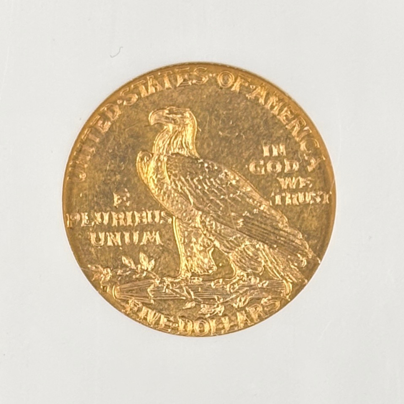 1909 D $5 Indian Head Half Eagle Gold Coin NGC MS63 Nice Color