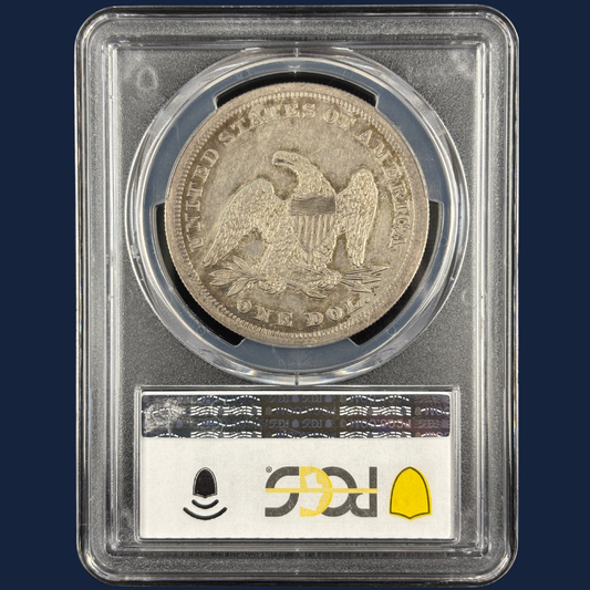 1853 Liberty Seated Dollar PCGS XF45 Low Mintage Rare Key Date in Series