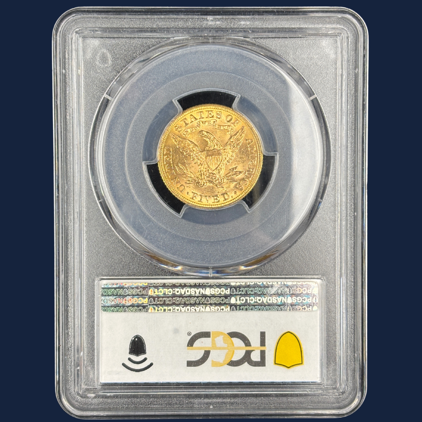 1897 $5 Liberty Head Half Eagle US Gold Coin PCGS MS63 CAC Better Date Fairmont