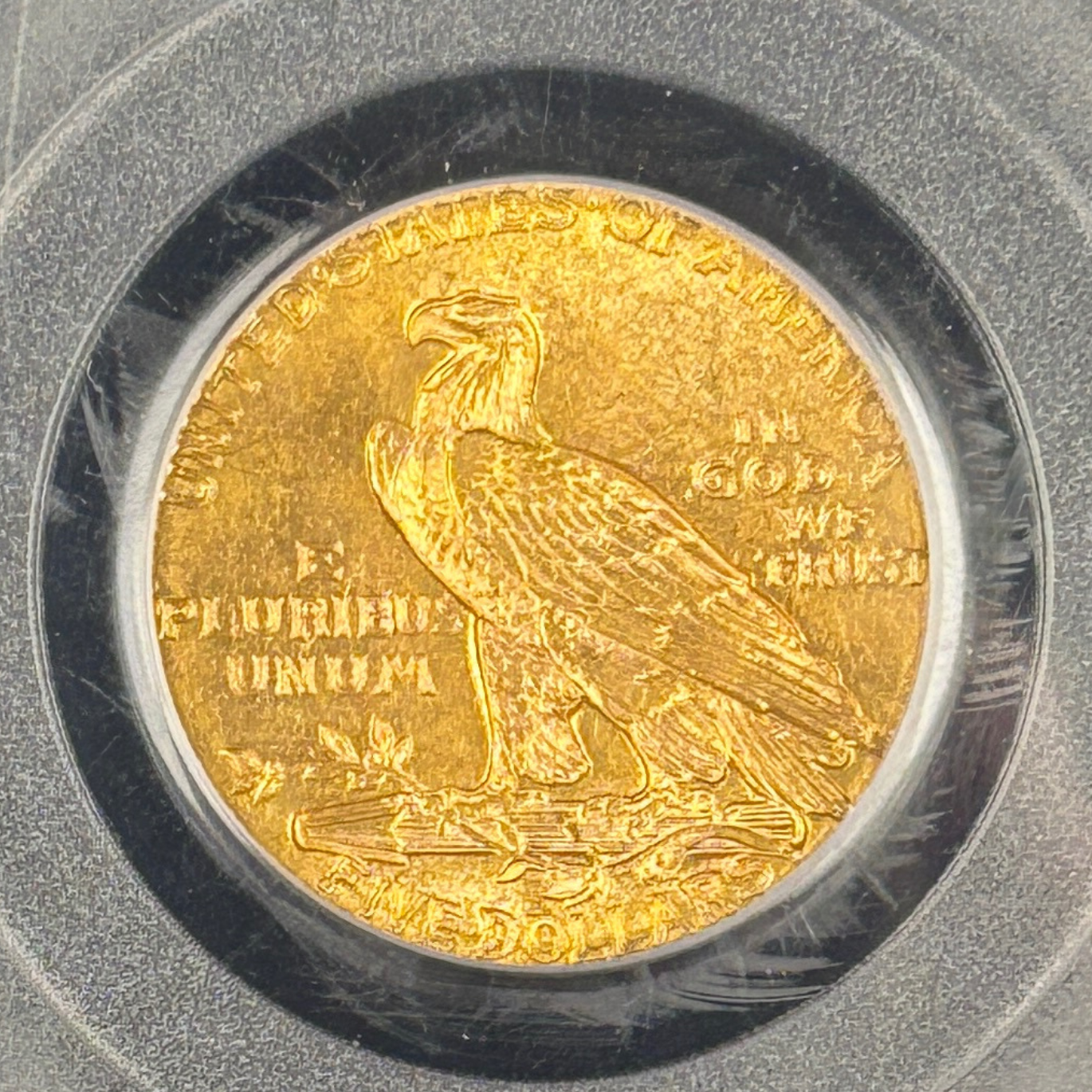 1912 $5 Indian Head Half Eagle Gold Coin PCGS MS63 CAC Choice Original Luster