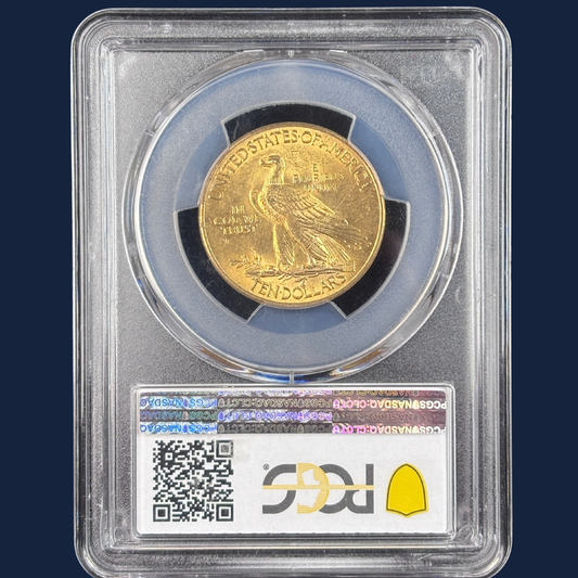 1915 Indian Head Eagle Gold Coin PCGS MS63
