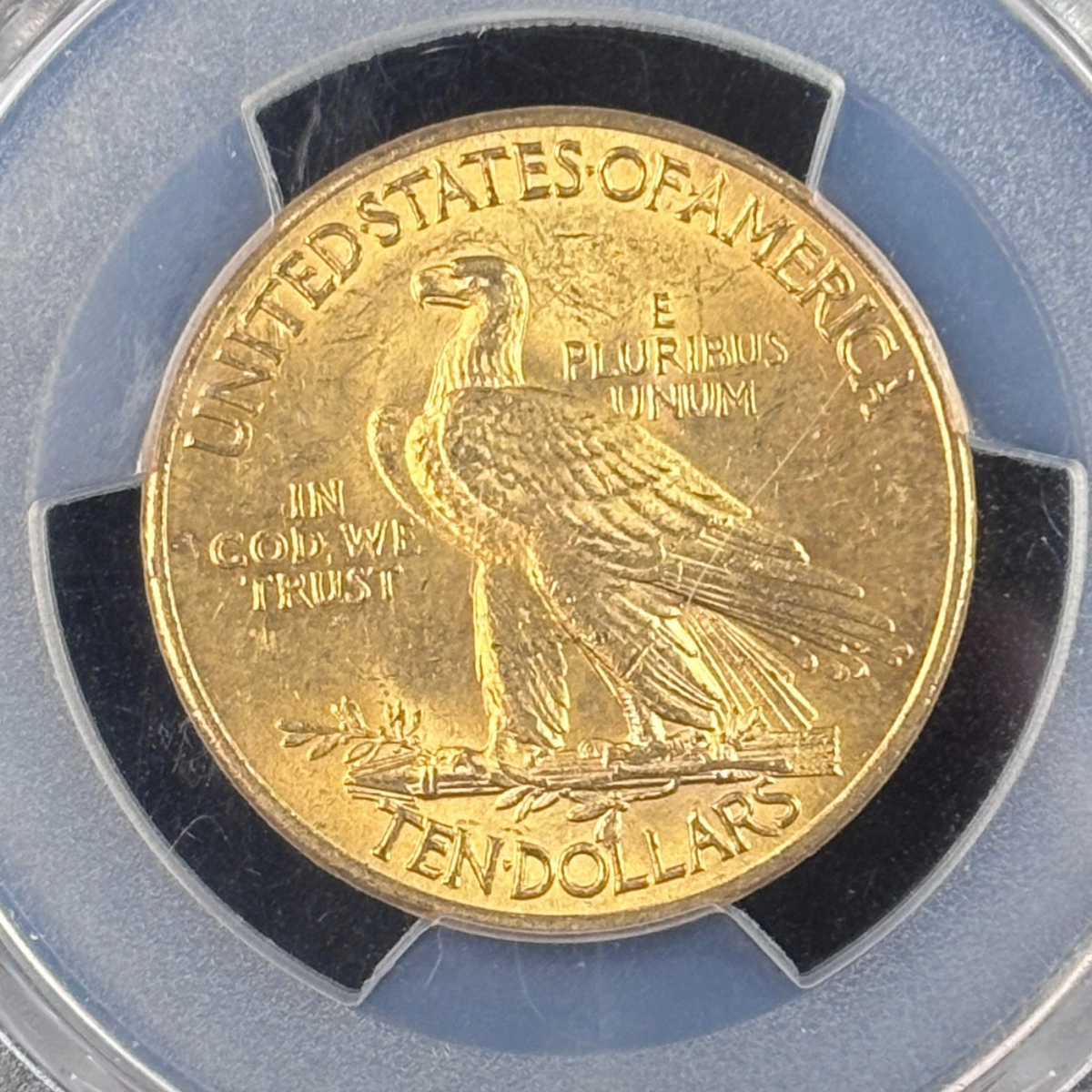 1915 Indian Head Eagle Gold Coin PCGS MS63