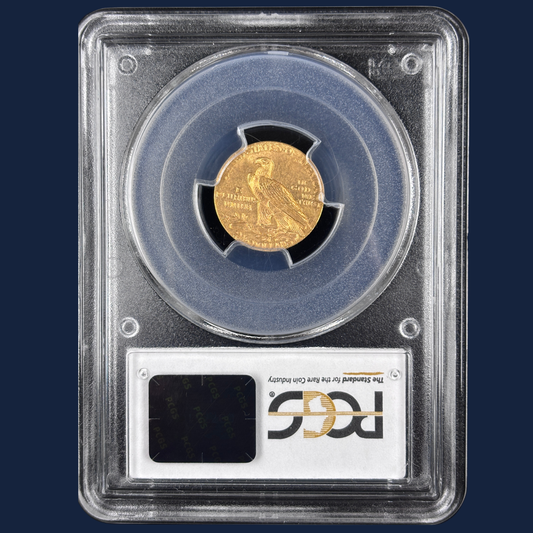 1929 Indian Head Quarter Eagle PCGS MS64 CAC Chameleon of Colors