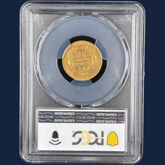 1878 $3 Three Dollar Gold Coin PCGS XF40 Original!