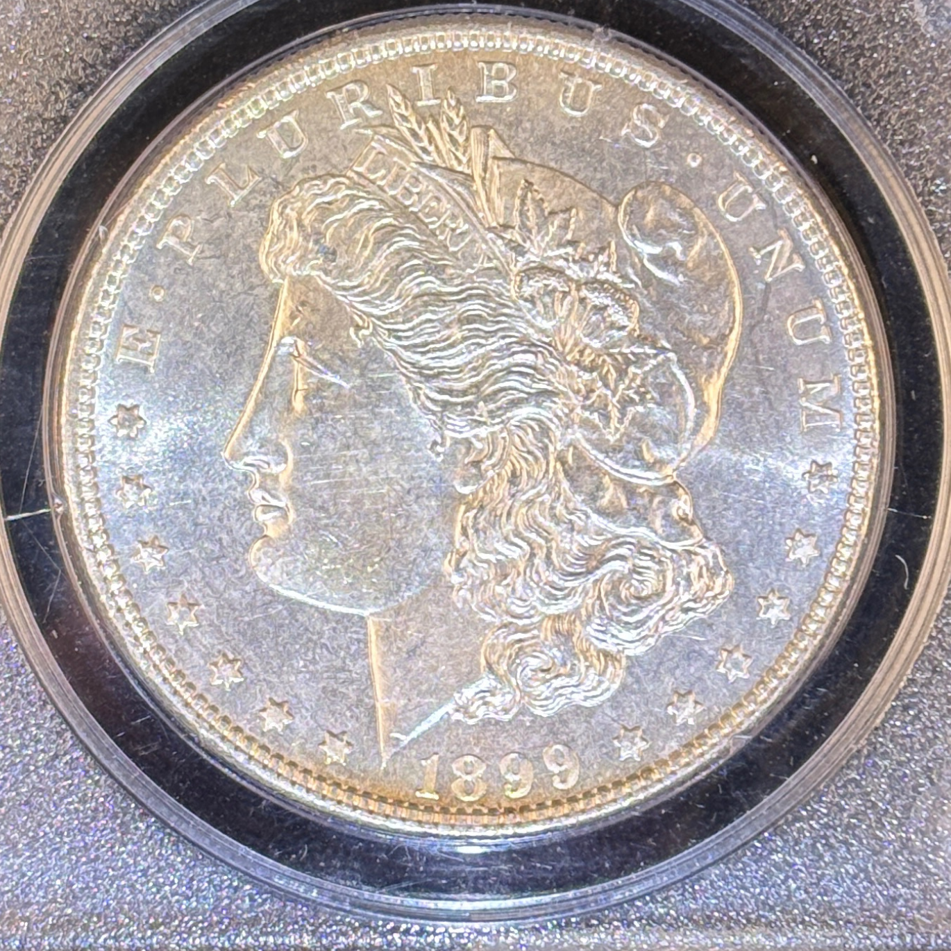 1899 Morgan MS65PL PCGS Rattler Old Holder Rare 1 of 20 in Rattler