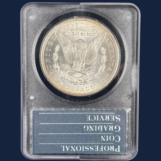 1884 CC Morgan Dollar Rattler PCGS MS65 CAC Toner
