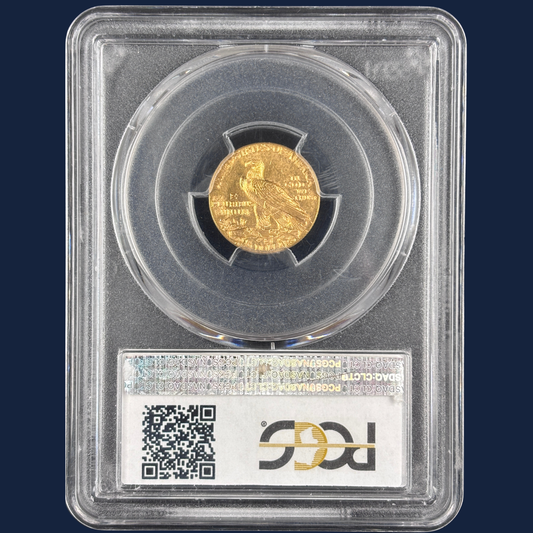 1928 Indian Head Quarter Eagle PCGS MS64 CAC Strong Luster