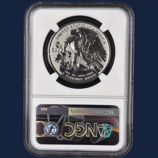 2019 W American Eagle $25 Palladium High Relief Reverse PF70 Early Releases NGC