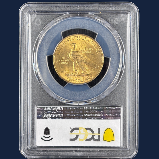 1909 Indian Head Eagle $10 Gold Coin PCGS MS63 Fairmont Low Mintage