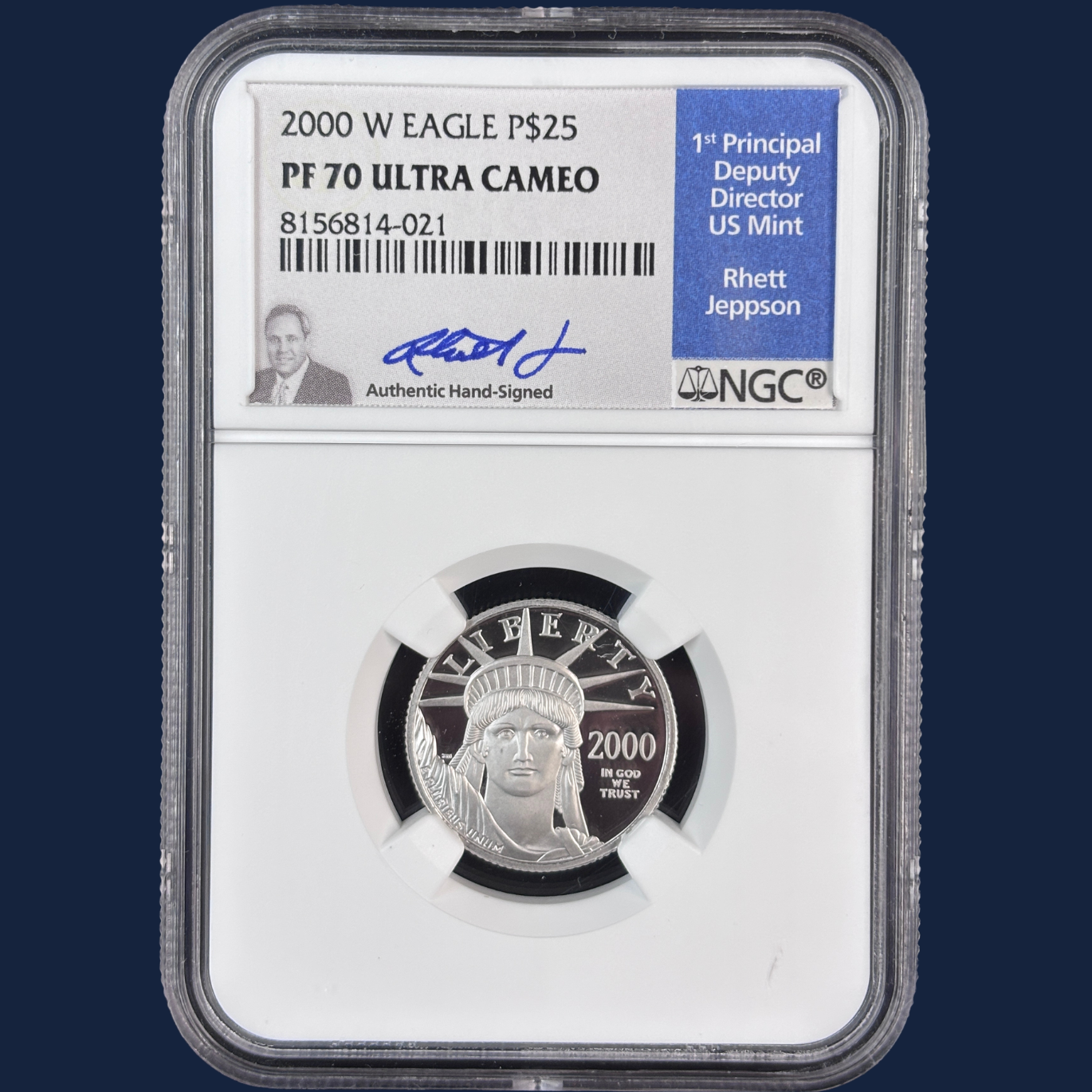 2000 W $25 NGC PF70 Ultra Cameo Platinum Quarter Eagle