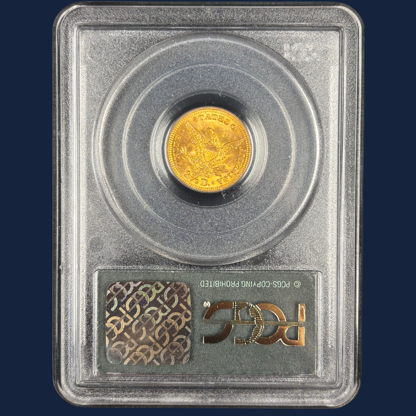 1903 Liberty $2.5 Quarter Eagle Gold PCGS MS64 CAC – Older OGH Holder