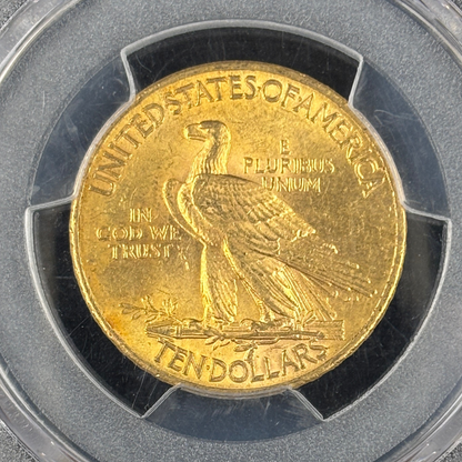 1909 Indian Head $10 Gold Eagle PCGS MS62 – Scarce Date, Low Mintage