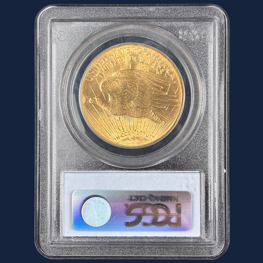 1914 S Saint Gaudens Double Eagle Gold Coin Pre33 PCGS MS64 Looks GEM