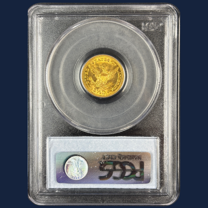 1905 $2.5 Liberty Head Quarter Eagle Gold Coin PCGS MS63 CAC Booming Luster