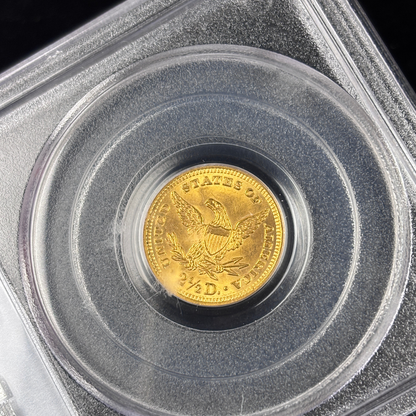 1905 Liberty $2.5 Quarter Eagle Gold Coin PCGS MS65 CAC True GEM coin