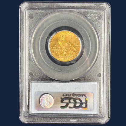 1912 $5 Indian Head Half Eagle Gold Coin PCGS MS63 CAC Choice Original Luster