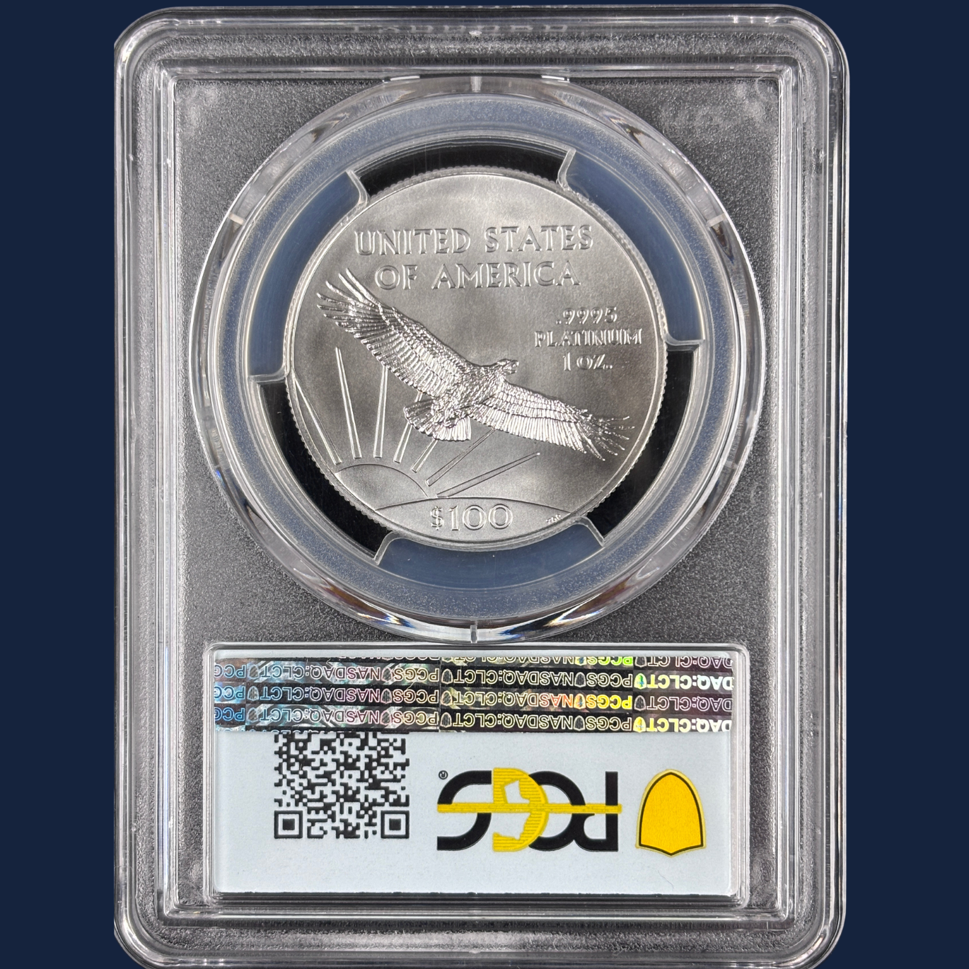 2019 1oz Platinum Eagle PCGS MS70 First Day Issue .9995 $100 Coin FDOI