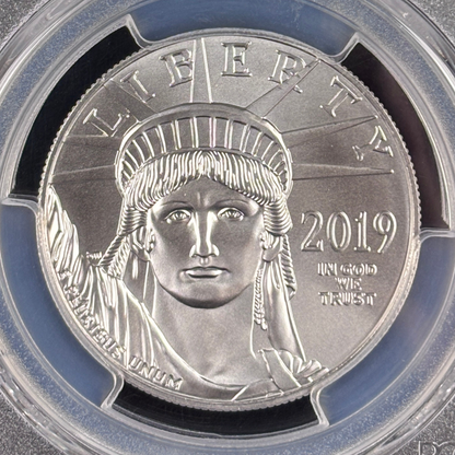 2019 1oz Platinum Eagle PCGS MS70 First Day Issue .9995 $100 Coin FDOI