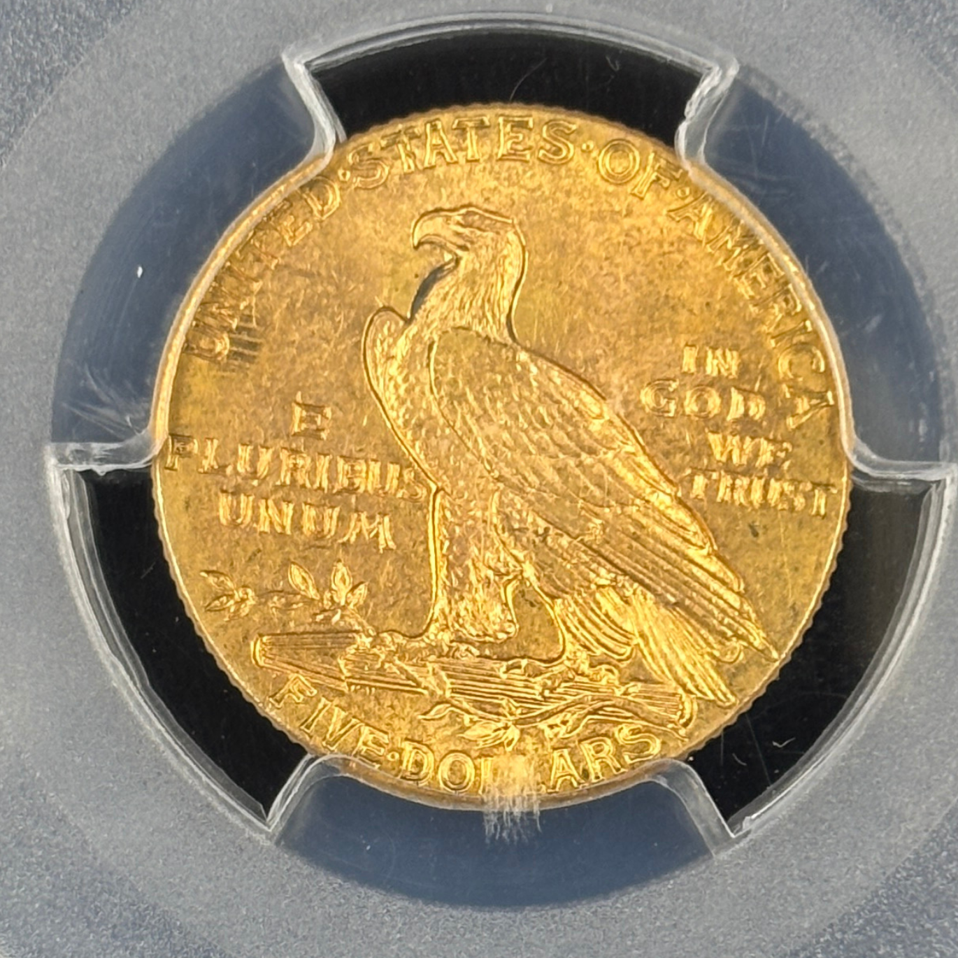 1912 $5 Indian Head Half Eagle Gold Coin PCGS MS62 CAC Super Original
