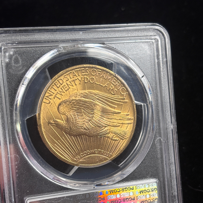 1922 Saint Gaudens $20 Gold Coin PCGS MS64+ CAC Very NEAR GEM