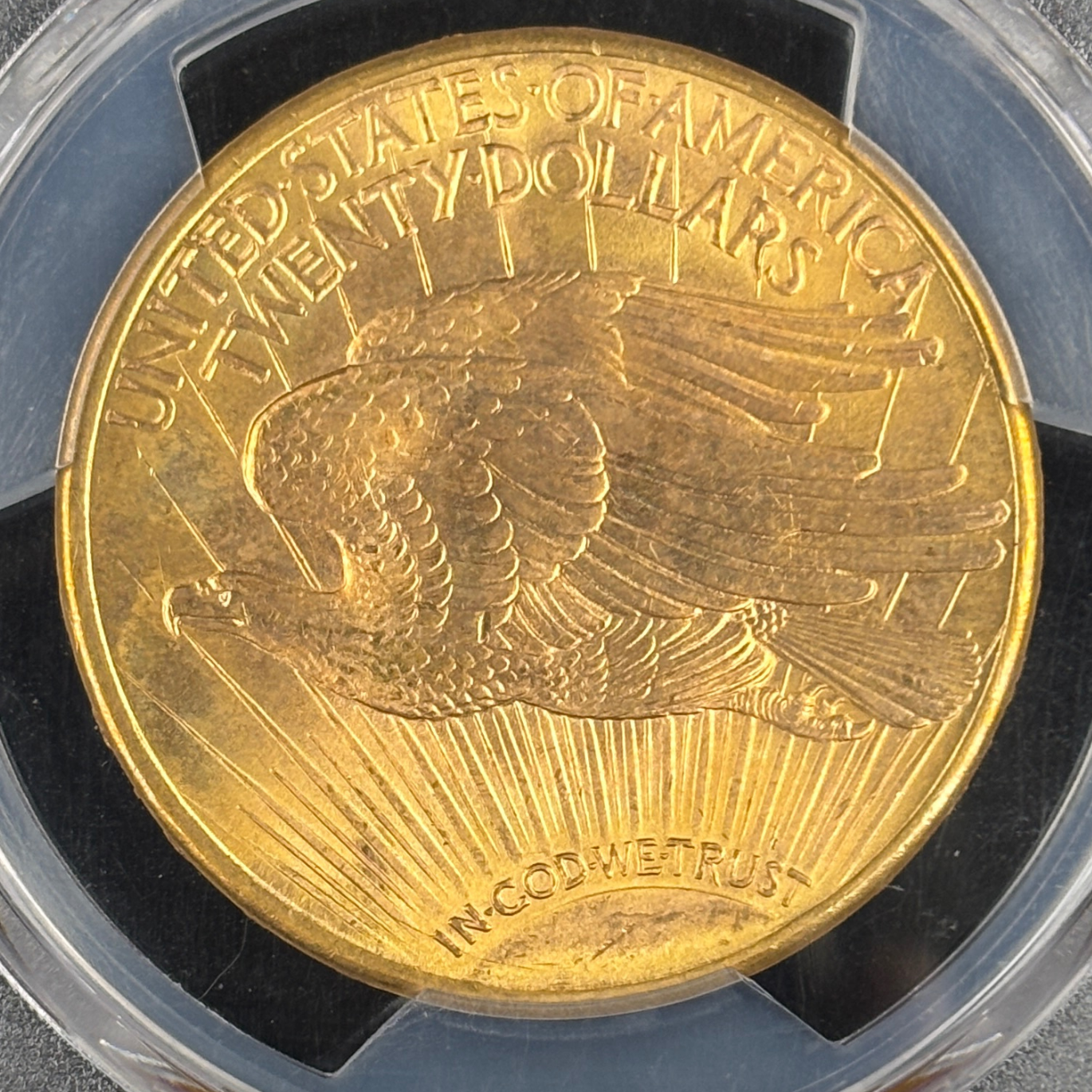 1923-D $20 Saint-Gaudens Double Eagle US Gold Coin – PCGS MS65+ CAC