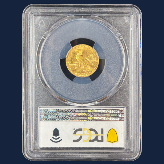 1926 $2.5 Indian Head Quarter Eagle Gold Coin PCGS MS64 CAC Flashy