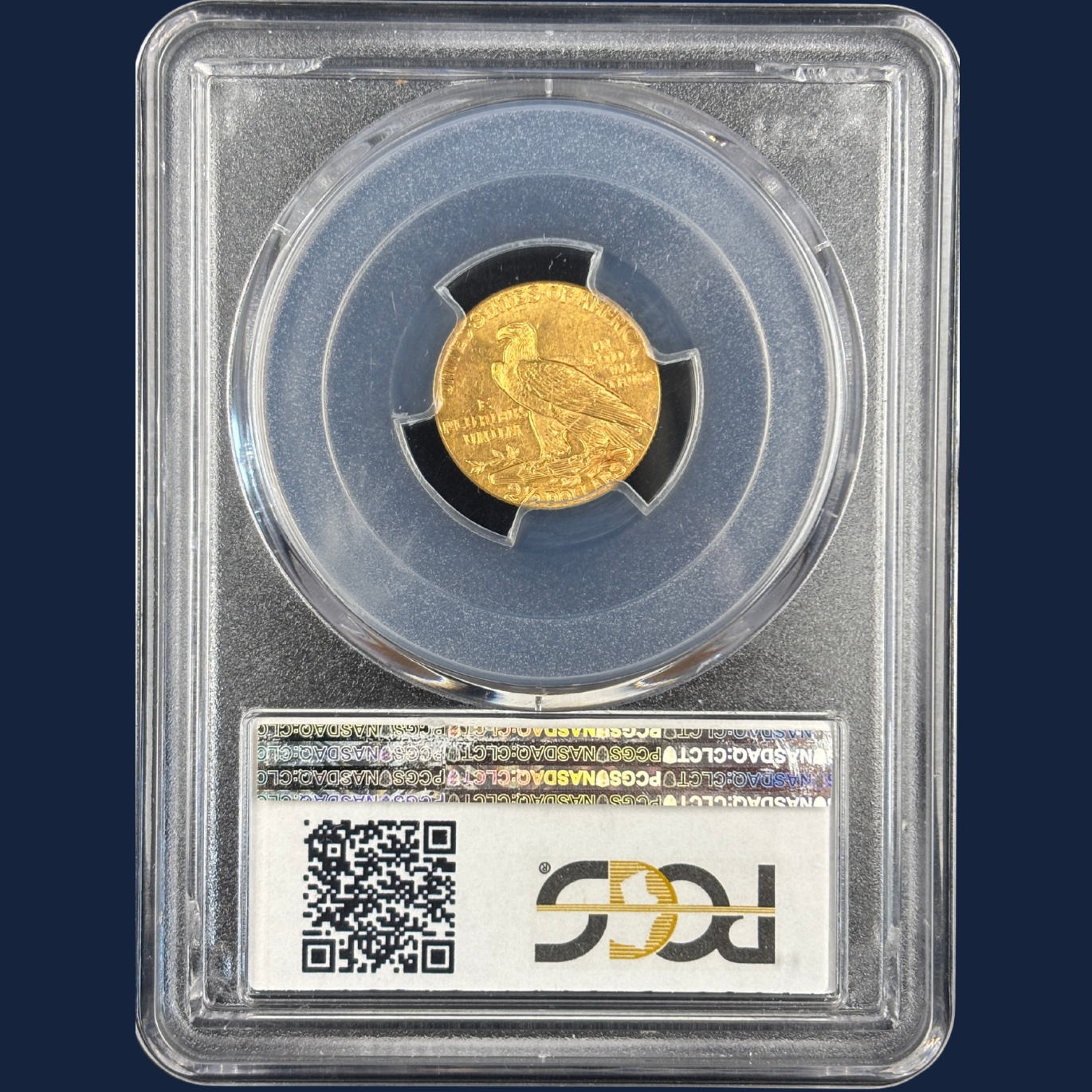 1929 $2.5 Indian Head Quarter Eagle Gold Coin PCGS MS64 CAC Near GEM