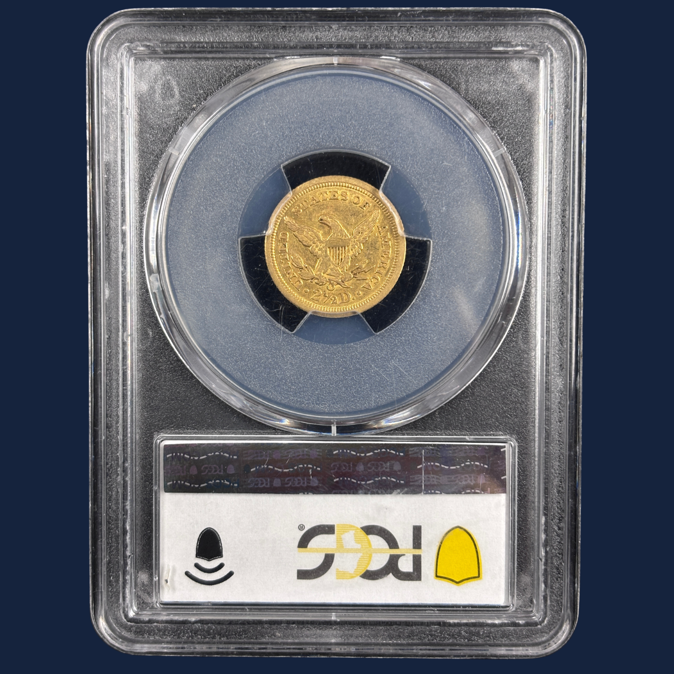 1843 O $2.5 Liberty Head Quarter Eagle PCGS CAC XF45 New Orleans Gold Coin