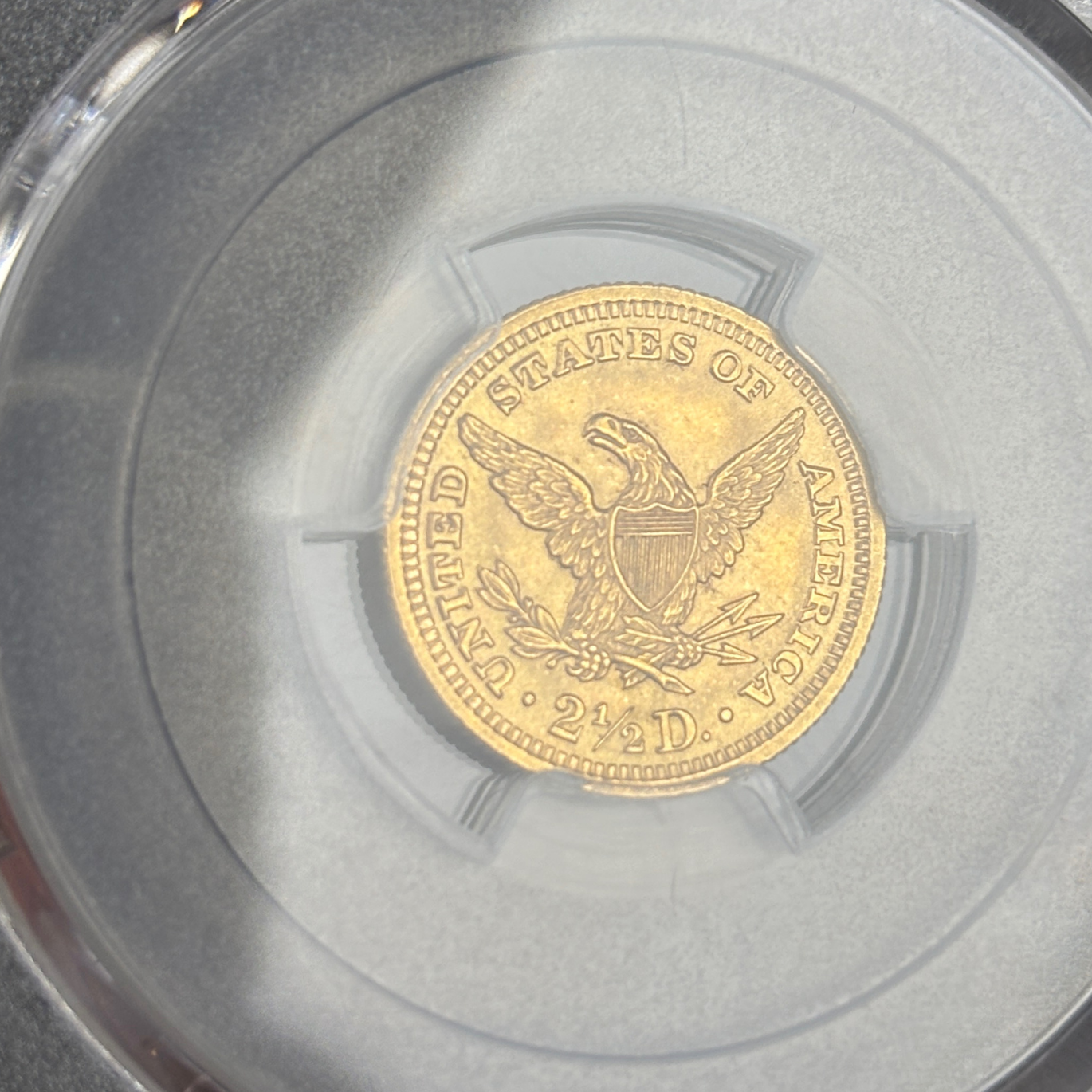 1899 $2.5 Liberty Head Quarter Eagle Gold Coin PCGS MS64+ CAC Near GEM Luster