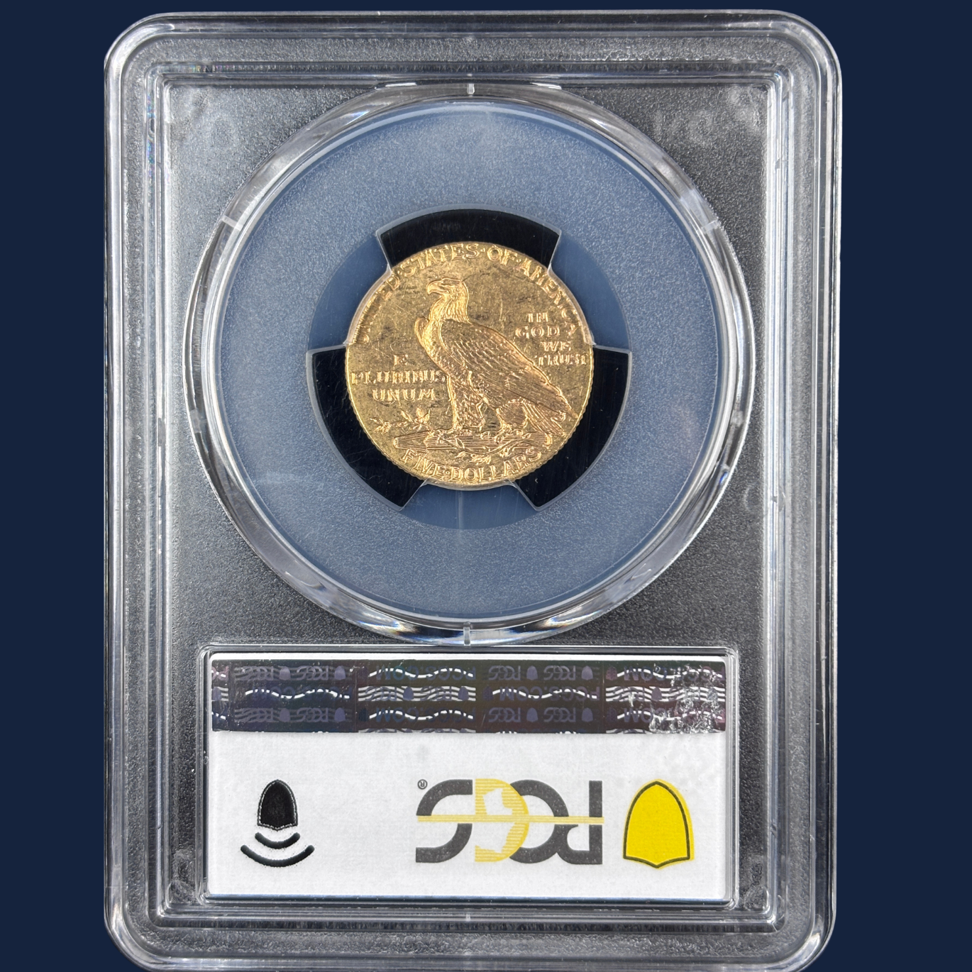 1909 Indian Head Half Eagle Fairmont Collection $5 Gold Coin