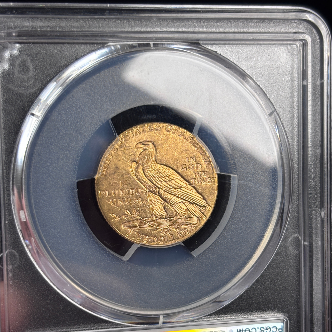 1909 Indian Head Half Eagle Fairmont Collection $5 Gold Coin