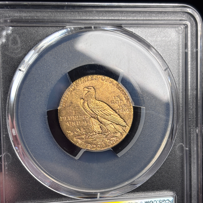 1909 Indian Head Half Eagle Fairmont Collection $5 Gold Coin