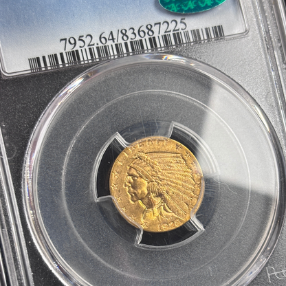 1928 Indian Head Quarter Eagle PCGS MS64 CAC Strong Luster