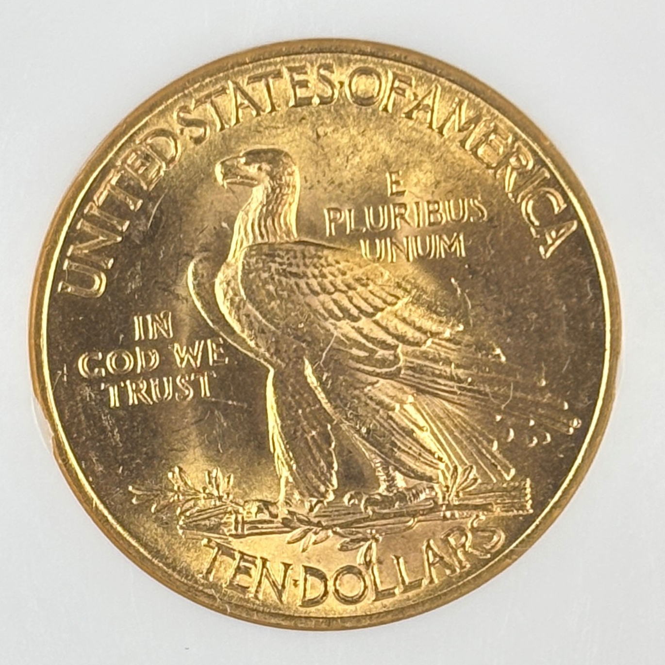 1932 $10 Indian Head Gold Eagle Coin NGC MS64 Older Holder Fresh Look