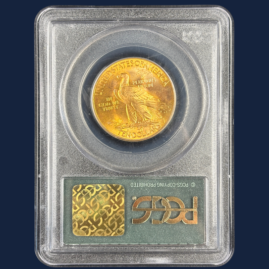 1932 $10 Indian Head Eagle Gold Coin PCGS OGH Older Holder Exceptional Coin
