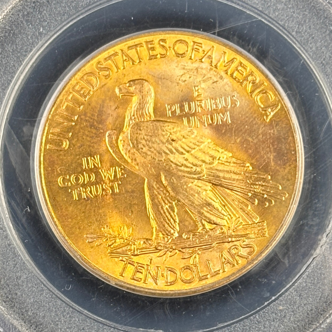 1932 $10 Indian Head Eagle Gold Coin PCGS OGH Older Holder Exceptional Coin