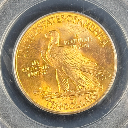 1932 $10 Indian Head Eagle Gold Coin PCGS OGH Older Holder Exceptional Coin