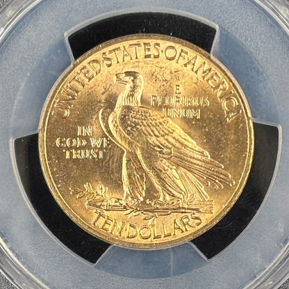 1932 $10 Indian Head Gold Eagle PCGS MS64 Pre-33 US Gold Coin Rare High Grade