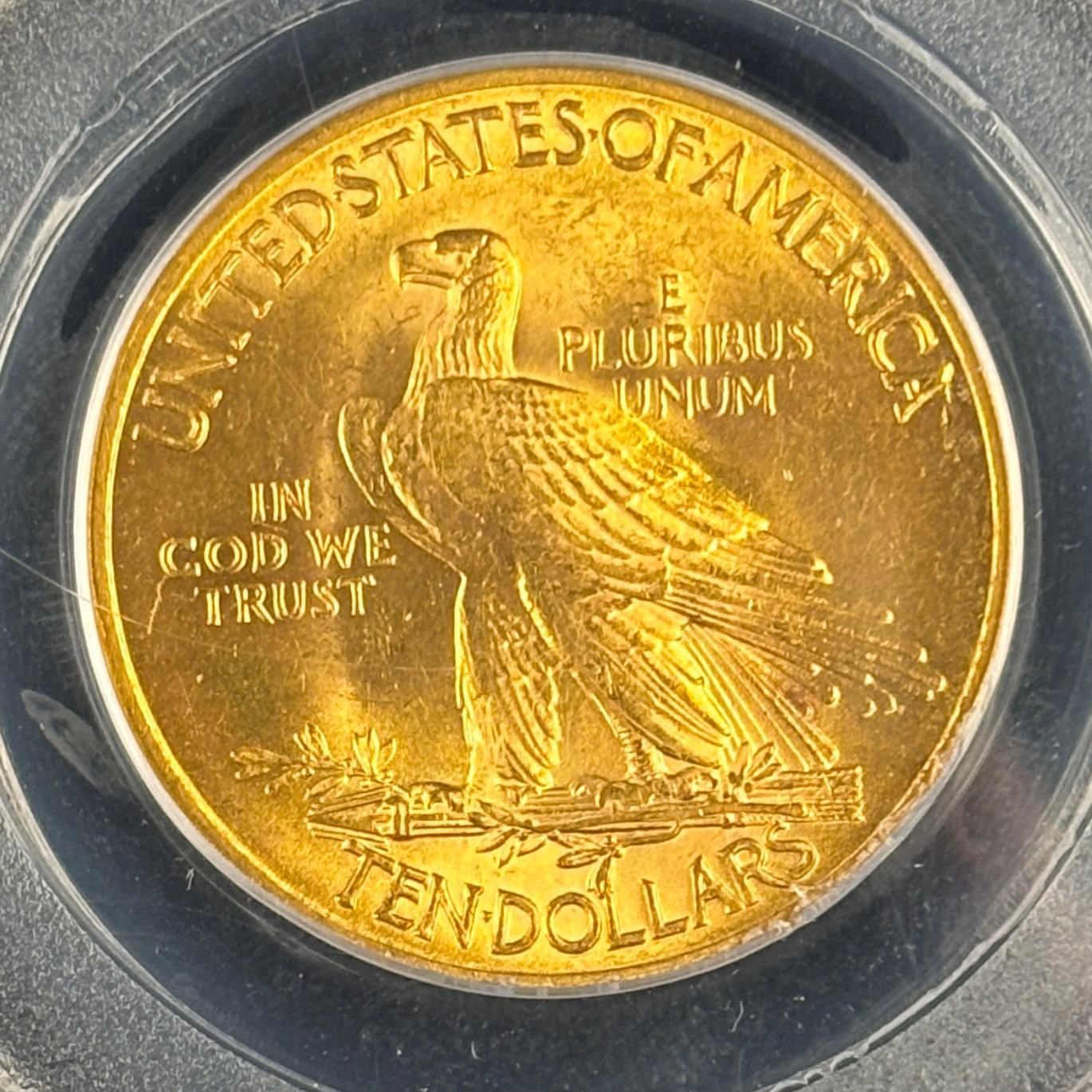 1932 $10 Indian Head Gold Eagle PCGS MS64 CAC Looks GEM Phenomenal Color