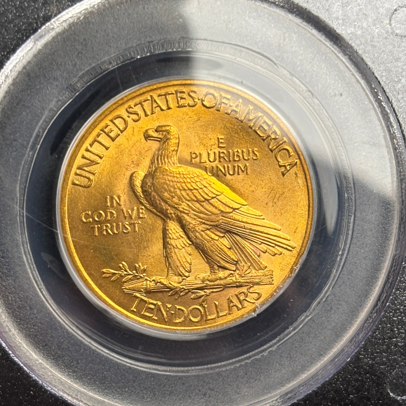 1932 $10 Indian Head Gold Eagle PCGS MS64 CAC Looks GEM Phenomenal Color