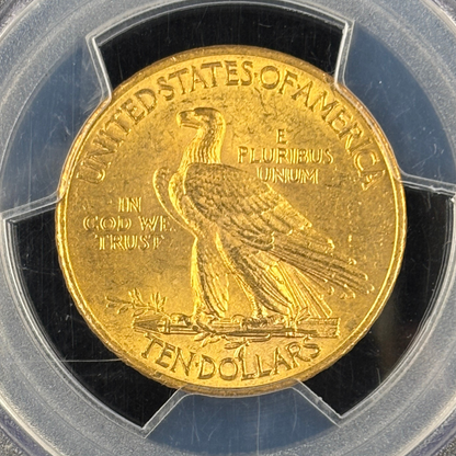 1909 $10 Indian Head Eagle Gold US Coin PCGS MS63 Elusive Key Date Frosty Luster