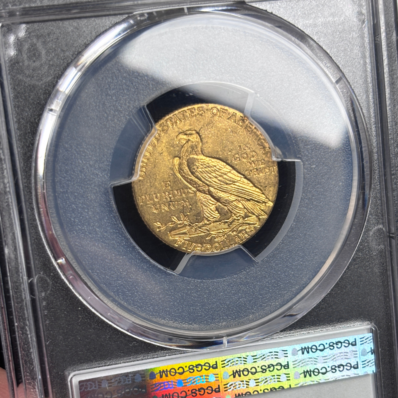 1908 $5 Indian Head Half Eagle PCGS MS 63 CAC First Year of Issue US GOLD COIN