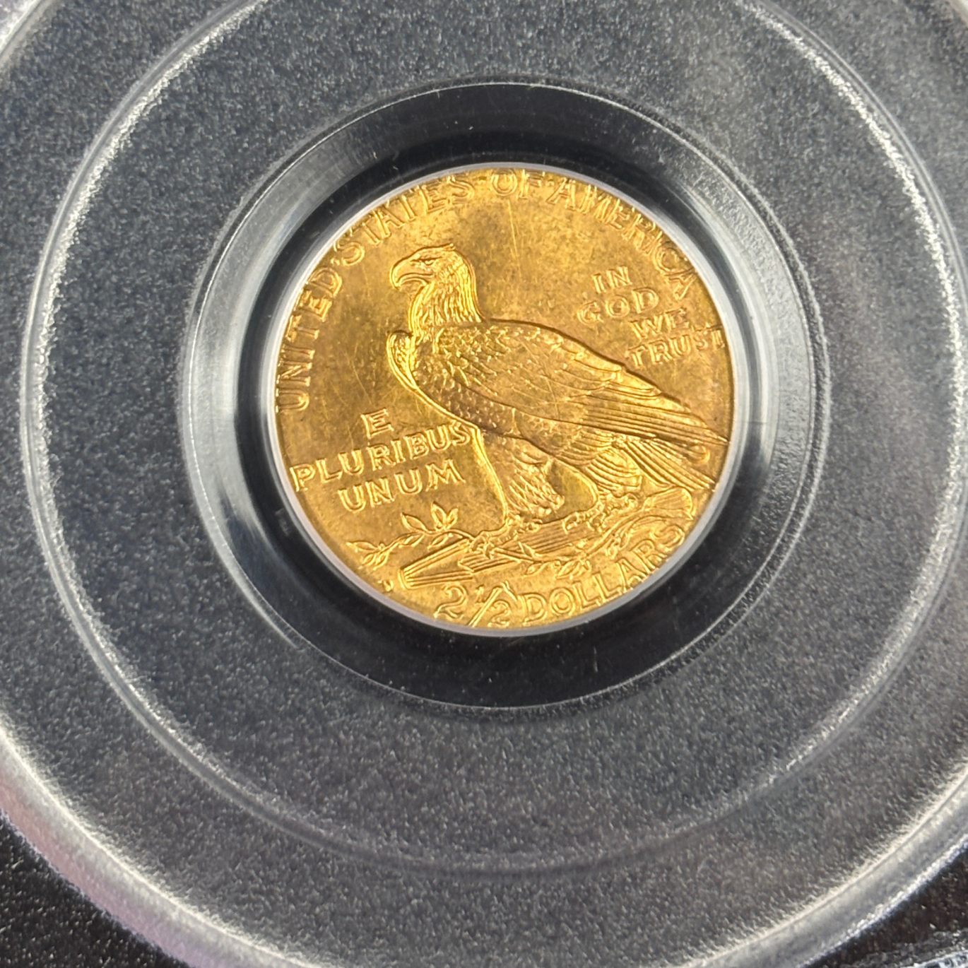 1925 D $2.5 Indian Head Quarter Eagle Gold Coin PCGS MS64 CAC Old Holder