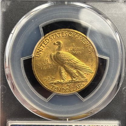 1914 D $10 Indian Head Eagle Gold US Coin Solid for the Grade PCGS MS63