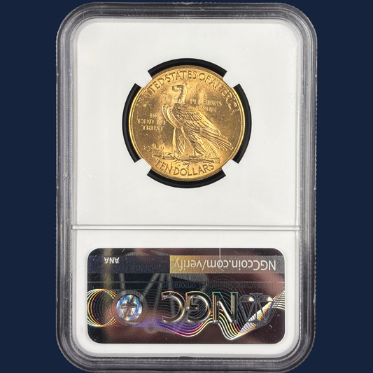 1932 Indian Head $10 Gold Eagle – NGC MS64 – Pre-1933 U.S. Gold Coin