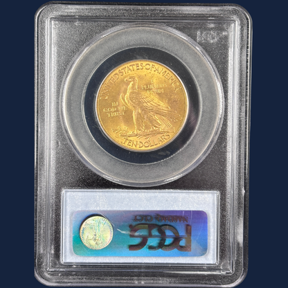 1932 $10 Indian Head Gold Eagle PCGS MS64 Older Blue Holder